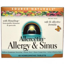 Гомеопатия для аллергиков, Allergy & Sinus, Source Naturals, 48 таб. Гомеопатия для аллергиков, Allergy & Sinus, Source Naturals, 48 таб.