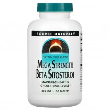 Бета ситостерол комплекс, Beta Sitosterol, Source Naturals, 375 мг, 120 таблеток Бета ситостерол комплекс, Beta Sitosterol, Source Naturals, 375 мг, 120 таблеток