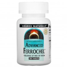 Железо, Advanced Ferrochel, Source Naturals, 180 таблеток Железо, Advanced Ferrochel, Source Naturals, 180 таблеток