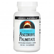 Аскорбил пальмитат, Ascorbyl Palmitate, Source Naturals, 500 мг, 90 капсул Аскорбил пальмитат, Ascorbyl Palmitate, Source Naturals, 500 мг, 90 капсул