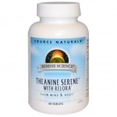 L-Теанин, Theanine Serene, Source Naturals, 60 таблеток L-Теанин, Theanine Serene, Source Naturals, 60 таблеток