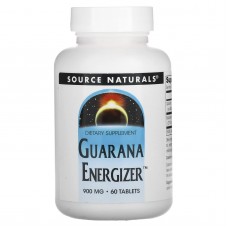 Гуарана, Guarana Energizer, Source Naturals, 900 мг, 60 таб. Гуарана, Guarana Energizer, Source Naturals, 900 мг, 60 таб.