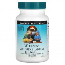 Укрепление иммунитета у детей, Children's Immune Chewable, Source Naturals, с ягодным вкусом, 30 жевательных конфет Укрепление иммунитета у детей, Children's Immune Chewable, Source Naturals, с ягодным вкусом, 30 жевательных конфет