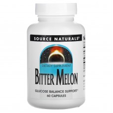 Экстракт горькой дыни, Bitter Melon, Source Naturals, 60 капсул Экстракт горькой дыни, Bitter Melon, Source Naturals, 60 капсул