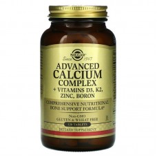 Комплекс кальция + витамины D3, K2, цинк, бор, Calcium Complex, Solgar, 120 таблеток Комплекс кальция + витамины D3, K2, цинк, бор, Calcium Complex, Solgar, 120 таблеток