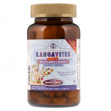 Витамины для детей, Kangavites, Multivitamin & Mineral Childrens Formula, Solgar, кангавитс, ягоды, 120 таблеток Витамины для детей, Kangavites, Multivitamin & Mineral Childrens Formula, Solgar, кангавитс, ягоды, 120 таблеток