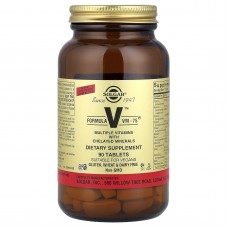 Мультивитамины и хелатные минералы, Formula V, VM-75, Solgar, 90 таблеток Мультивитамины и хелатные минералы, Formula V, VM-75, Solgar, 90 таблеток