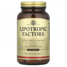 Липотропный фактор, Lipotropic Factors, Solgar, 100 таблеток Липотропный фактор, Lipotropic Factors, Solgar, 100 таблеток
