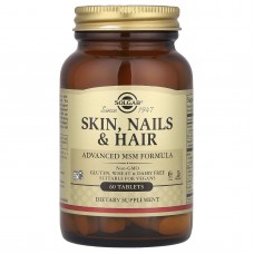 Витамины для волос, кожи и ногтей, Skin, Nails & Hair, Solgar,  улучшенная формула МСМ, 60 таблеток Витамины для волос, кожи и ногтей, Skin, Nails & Hair, Solgar,  улучшенная формула МСМ, 60 таблеток