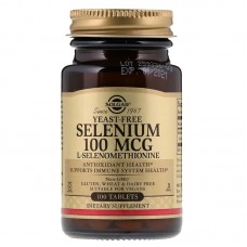 Селен без дрожжей, Selenium, Solgar, 100 мкг, 100 таблеток Селен без дрожжей, Selenium, Solgar, 100 мкг, 100 таблеток