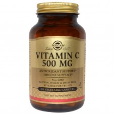 Витамин С, Vitamin C, Solgar, 500 мг, 100 капсул Витамин С, Vitamin C, Solgar, 500 мг, 100 капсул