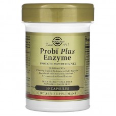 Пробиотики плюс ферменты, Probi Plus Enzyme, Solgar, комплекс, 20 млрд КОЕ, 30 капсул Пробиотики плюс ферменты, Probi Plus Enzyme, Solgar, комплекс, 20 млрд КОЕ, 30 капсул