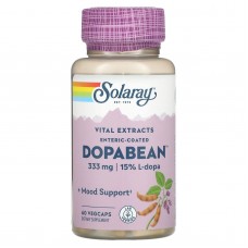 Мукуна жгучая, Mucuna Pruriens, Solaray, 333 мг, 60 капсул Мукуна жгучая, Mucuna Pruriens, Solaray, 333 мг, 60 капсул