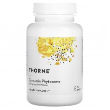 Фитосома куркумина, Curcumin Phytosome, Thorne, 500 мг, 120 капсул пролонгированного высвобождения Фитосома куркумина, Curcumin Phytosome, Thorne, 500 мг, 120 капсул пролонгированного высвобождения