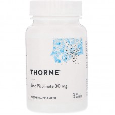 Цинк пиколинат усиленный, Zinc Picolinate, Thorne, 30 мг, 60 капсул Цинк пиколинат усиленный, Zinc Picolinate, Thorne, 30 мг, 60 капсул