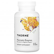 Панкреатин, Pancreatic Enzymes, Thorne, 180 капсул (500 мг на капсулу) Панкреатин, Pancreatic Enzymes, Thorne, 180 капсул (500 мг на капсулу)
