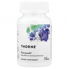 Строительная формула крови, Ferrasorb, Thorne, 60 капсул Строительная формула крови, Ferrasorb, Thorne, 60 капсул