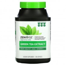 Зеленый чай экстракт, Green Tea Extract, Zenwise Health, 120 капсул Зеленый чай экстракт, Green Tea Extract, Zenwise Health, 120 капсул