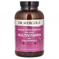 Мультивитамины для женщин, Multivitamin Plus Vital Minerals, Dr. Mercola, 240 таблеток Мультивитамины для женщин, Multivitamin Plus Vital Minerals, Dr. Mercola, 240 таблеток