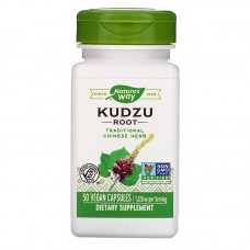 Кудзу, Kudzu Root, Nature's Way, корінь, 1226 мг, 50 веганських капсул (613 мг на капсулу) Кудзу, Kudzu Root, Nature's Way, корінь, 1226 мг, 50 веганських капсул (613 мг на капсулу)