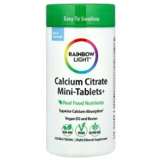 Цитрат кальция (Calcium Citrate), Rainbow Light, 120 мини таблеток Цитрат кальция (Calcium Citrate), Rainbow Light, 120 мини таблеток