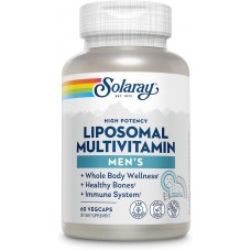 Мультивитамины липосомальные для мужчин, Men's Liposomal Multivitamin, Solaray, 60 вегетарианских капсул Мультивитамины липосомальные для мужчин, Men's Liposomal Multivitamin, Solaray, 60 вегетарианских капсул