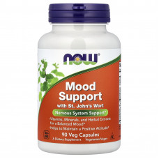 Підтримка настрою із збіробоєм, Mood Support, Now Foods, 90 вегетаріанських капсул