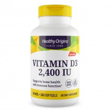 Витамин D3 с маслом МСТ, Vitamin D3, Healthy Origins, 2400 МЕ, 360 гелевых капсул Витамин D3 с маслом МСТ, Vitamin D3, Healthy Origins, 2400 МЕ, 360 гелевых капсул