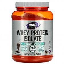 Ізолят сироваткового протеїну, Whey Protein Isolate, Now Foods, Sports, вершковий шоколад, 816 г