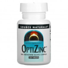 Оптицинк, OptiZinc, Source Naturals, 120 таблеток