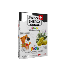 Леденцы от простуды, для детей, Herbal Lozenges Blister 20 herbs + Sage for kids, Swiss Energy, от кашля, боли в горле и заложенности носа, 20 альпийский трав и шалфей, 12 травяных леденцов Леденцы от простуды, для детей, Herbal Lozenges Blister 20 herbs + Sage for kids, Swiss Energy, от кашля, боли в горле и заложенности носа, 20 альпийский трав и шалфей, 12 травяных леденцов