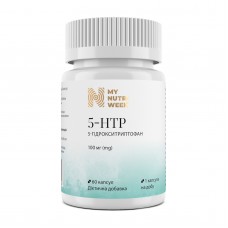 5-HTP (5-гидрокситриптофан), 5-HTP, My Nutri Week, 100 мг, 60 капсул 5-HTP (5-гидрокситриптофан), 5-HTP, My Nutri Week, 100 мг, 60 капсул