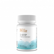 5-HTP (5-гідрокситриптофан), 5-HTP, My Nutri Week, 100 мг, 60 капсул