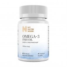 Омега-3 рыбий жир, Omega-3 Fish Oil, My Nutri Week, 60 капсул Омега-3 рыбий жир, Omega-3 Fish Oil, My Nutri Week, 60 капсул