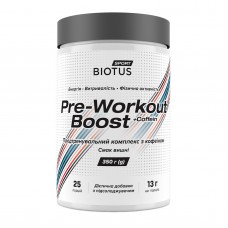 Предтренировочный комплекс, Pre-workout Boost, Biotus, вкус вишни, 350 г Предтренировочный комплекс, Pre-workout Boost, Biotus, вкус вишни, 350 г
