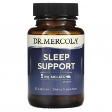 Поддержка сна, Sleep Support, Dr. Mercola, 5 мг, 30 капсул Поддержка сна, Sleep Support, Dr. Mercola, 5 мг, 30 капсул