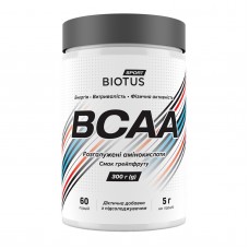 Аминокислоты BCAA, BCAA, Biotus, вкус грейпфрута, 300 г Аминокислоты BCAA, BCAA, Biotus, вкус грейпфрута, 300 г
