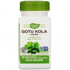 Готу кола, Gotu Kola Herb, Nature's Way, 950 мг, 100 капcул Готу кола, Gotu Kola Herb, Nature's Way, 950 мг, 100 капcул