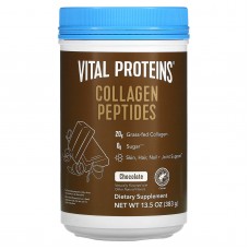 Пептиды коллагена, Collagen Peptides, Vital Proteins, шоколад, порошок, 383 г Пептиды коллагена, Collagen Peptides, Vital Proteins, шоколад, порошок, 383 г