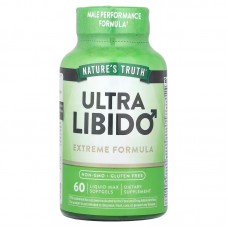 Підтримка лібідо, Ultra Libido, Nature's Truth, швидка дія, для чоловіків, 60 гелевих капсул