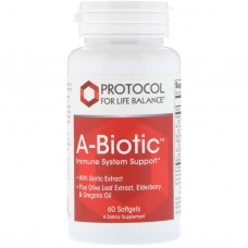 Формула для підтримки імунної системи, A-Biotic, Protocol for Life Balance, 60 капсул