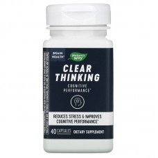 Здоров'я мозку, Clear Thinking, Nature's Way, ясність мислення, 40 капсул