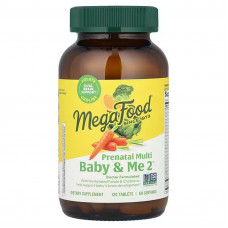 Вітаміни для вагітних 2, Baby & Me 2, MegaFood, 120 таблеток
