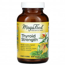 Підтримка щитовидної залози, Thyroid Strength, MegaFood, 90 таблеток
