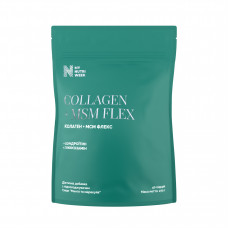 Колаген + МСМ Флекс, Collagen + MSM Flex, My Nutri Week, з підсолоджувачем, смак манго та маракуйя, 270 г