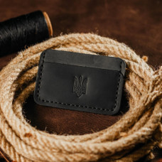 Картхолдер чорний Тризуб Картхолдер чорний Тризуб