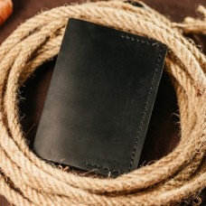 Чоловіча обкладинка на паспорт чорна Чоловіча обкладинка на паспорт чорна