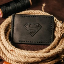 Затискач для грошей чорний Superman Затискач для грошей чорний Superman