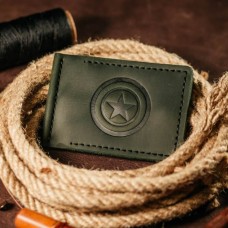 Затискач для грошей зелений Капітан Америка Затискач для грошей зелений Капітан Америка