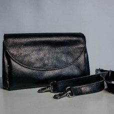 Жіноча сумка Невада чорна глянець Жіноча сумка Невада чорна глянець